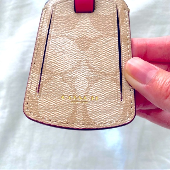 NWT Coach Luggage Tag in Signature Canvas - Picture 4 of 6
